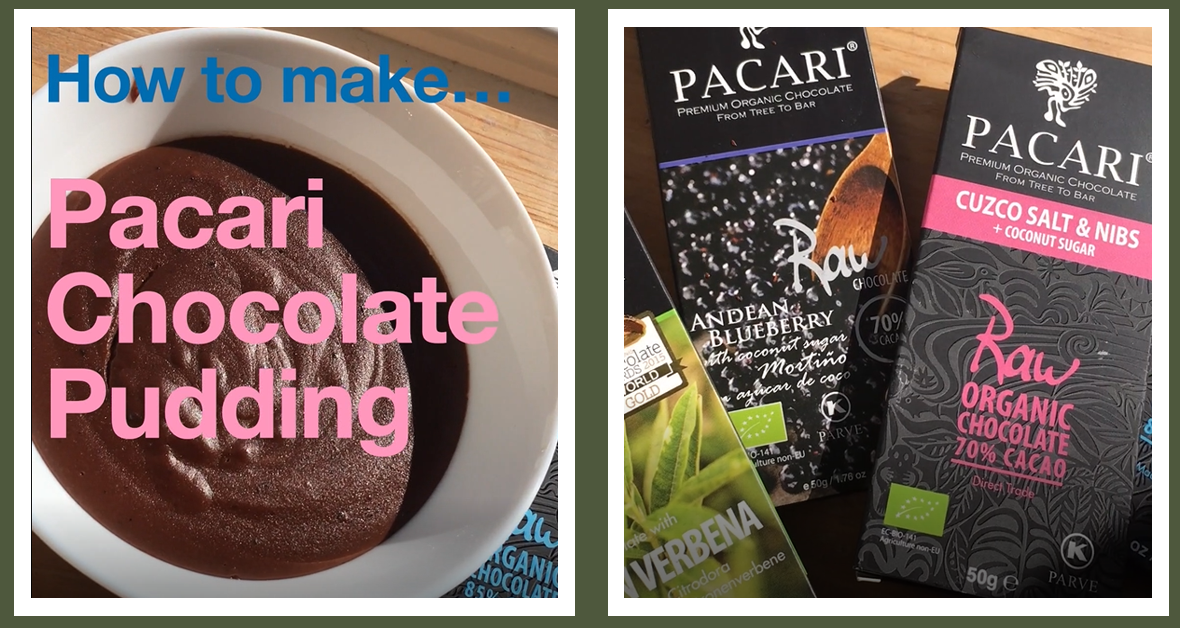 Pacari Chocolate Pudding Recipe!