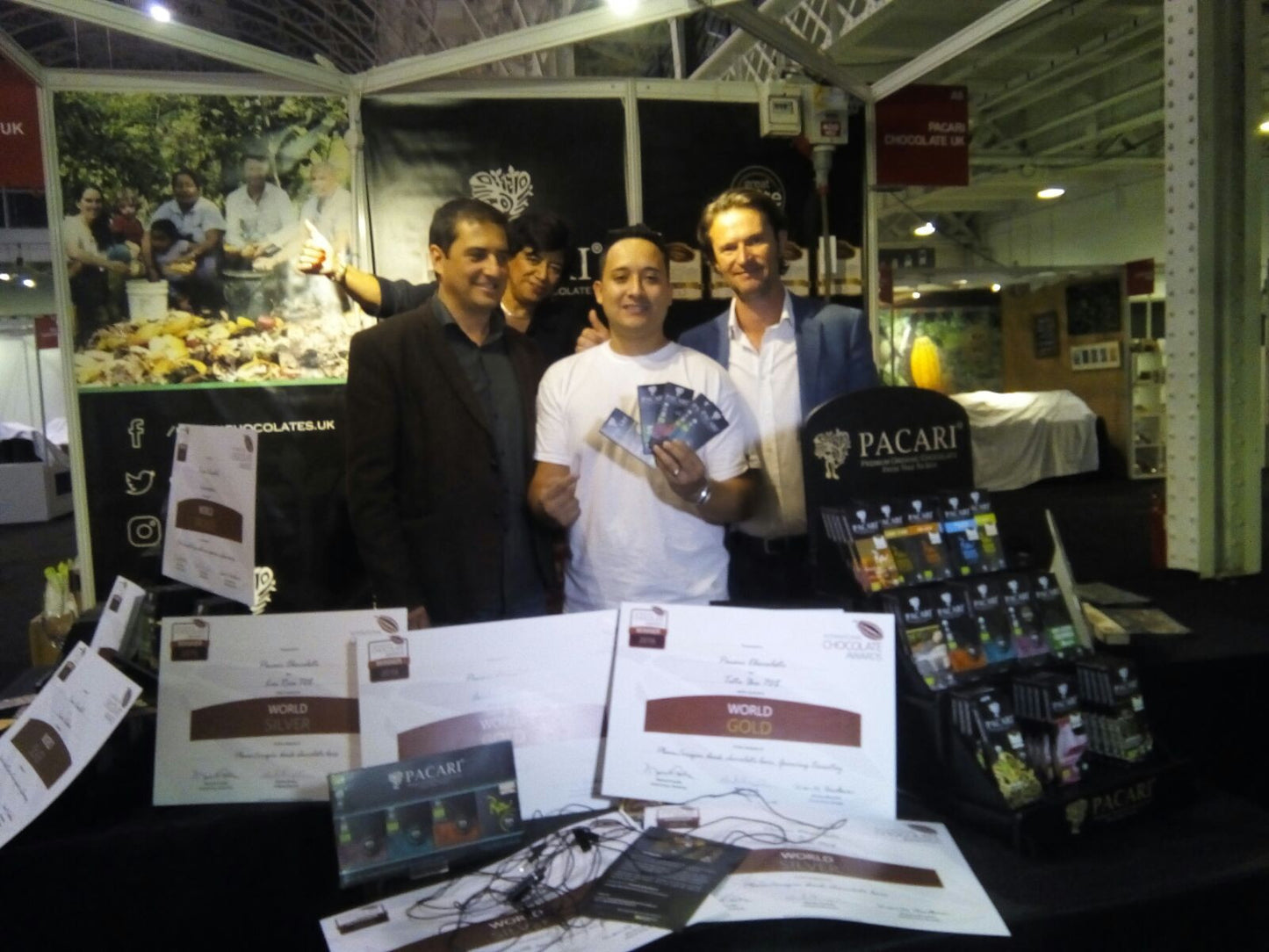 Pacari scoops 10 International Chocolate Awards at London Show!