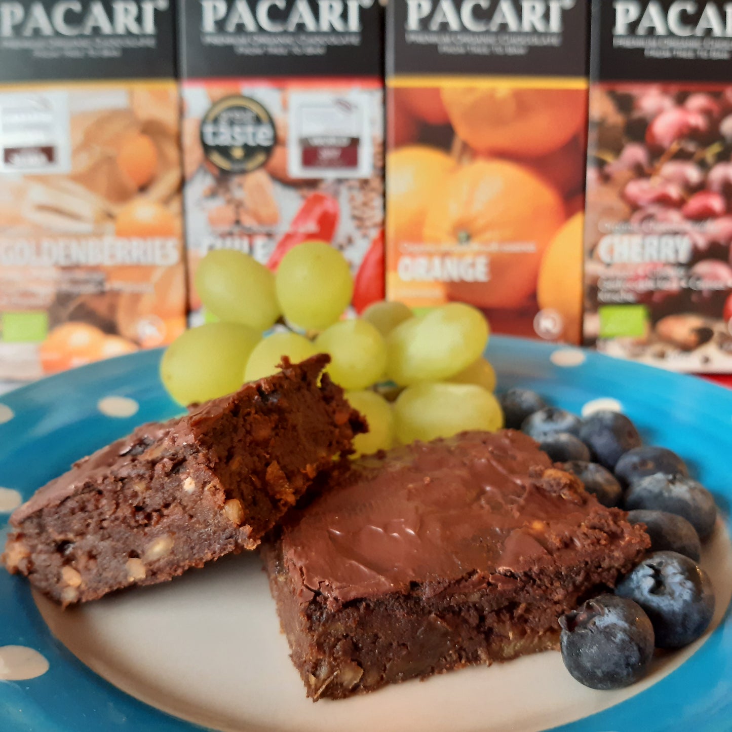 Healthy vegan sweet potato and nut butter brownies