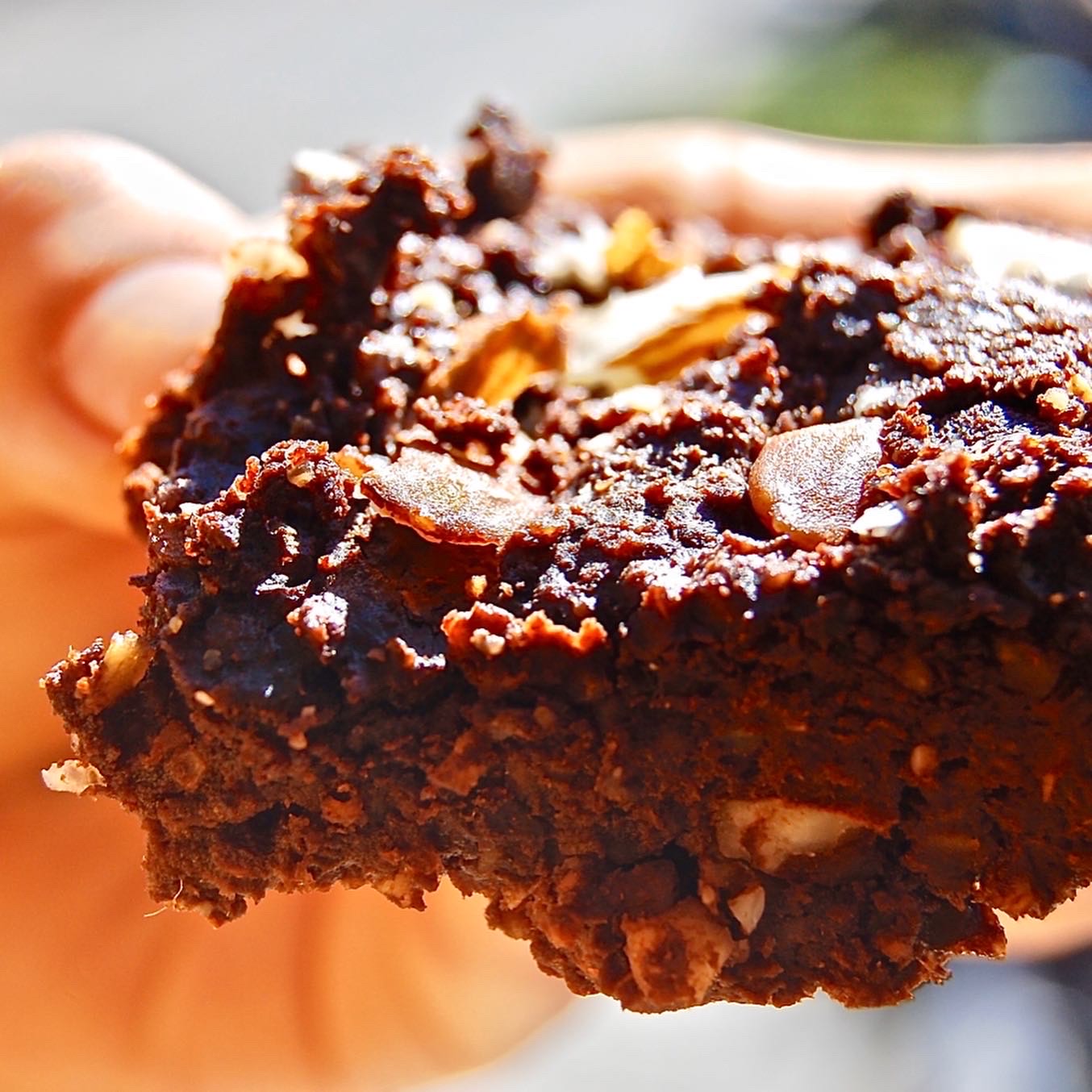 Nutty Sweet Potato Vegan Brownies