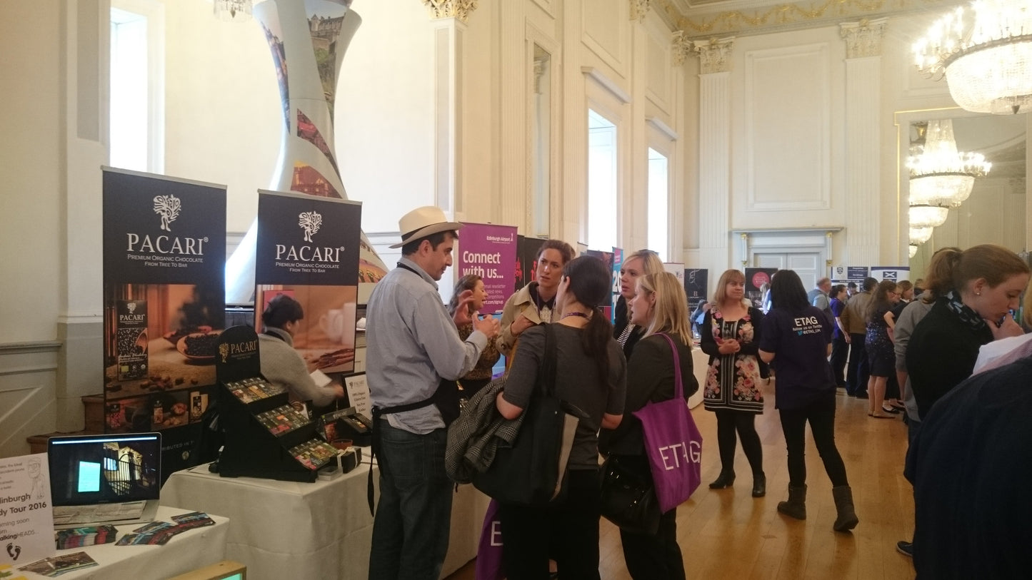Pacari Chocolates experience the Edinburgh Tourism Showcase