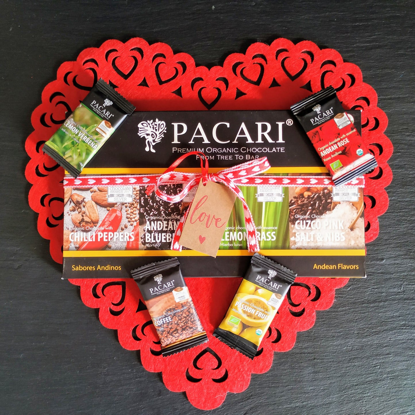 Win Valentine's Dark Chocolate Gift
