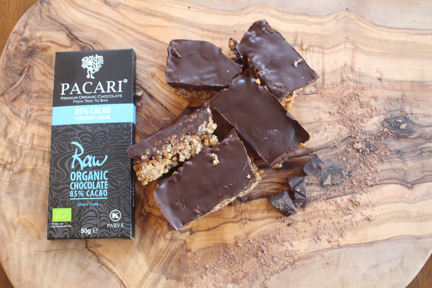 Vegan Chocolate and Coconut Toffee Crisp Bar