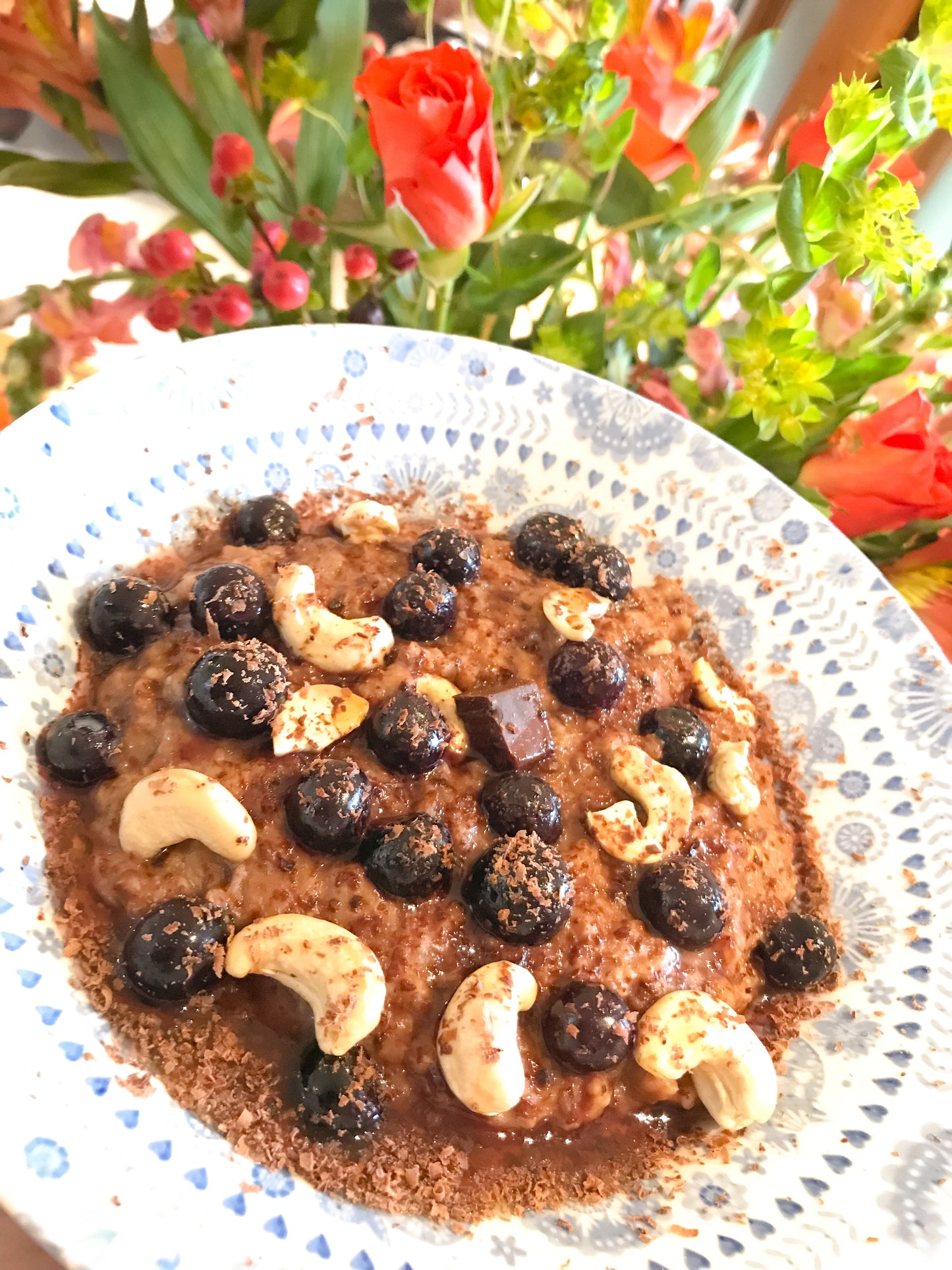 Warming Chocolate Cherry Porridge